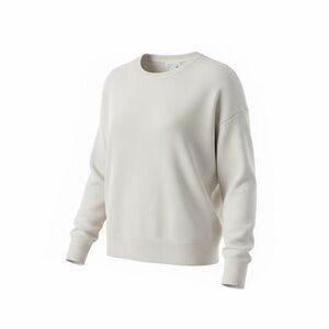 Athleta Merino Wool Cashmere Blend Sweater Cream Size Medium